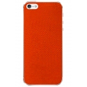 Acc.    iPhone 5/5S Patchworks Genuine Leather Lizard Orange (1114)