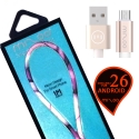.  Mizoo Micro USB to USB Graffiti X28 (Purple/White) (1m) (26)