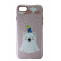 Acc.   iPhone 7/8 iBacks (Mirror & Comb) Bear and Penguin () () (ip70002)