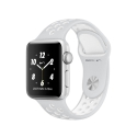  Apple Watch Series 2 38mm Aluminum Nike+ Pure Platinum/White Nike Sport Band (MQ172)
