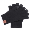  MAKEFGE Knitted gloves Black