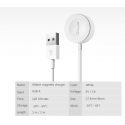 .  QGeeM Watch Magnetic Charging Cable (White) (1m)