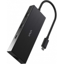 . - VAVA USB-C Hub 8-in-1 with Gigabit EthernetPort, (Black) (0,13m) (VA-UC008)