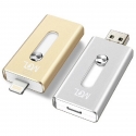  MGL 3 in 1 Multi-Functions Lightning /USB/Micro USB 128 Gb Gold