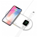 .    HOCO 2 in 1 Wireless Fast Charger White/Grey (CW20)