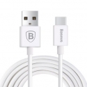 .  Baseus Flash Series USB to USB-C (White) (1m) (CATYPEC-UE02)