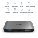 . - WIWU USB-C Adapter USB-C to HDMI 4K (Gray) (0,12m) (2H)