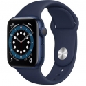 Apple Watch Series 6 GPS 44mm Blue Aluminum Case with Deep Navy Sport B. (Used) (M00J3)