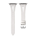  TGM Leather Bracelet 38/40mm White