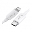 .  WIWU USB-C to Lightning (White) (1.2m) (G90)