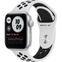  Apple Watch Nike SE GPS 40mm Silver Aluminum Case with Black Nike Sport B. (MYYD2)