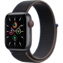  Apple Watch SE GPS + LTE 44mm Space Gray Aluminum Case w. Charcoal Sport L. (MYEU2/MYF12)