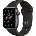  Apple Watch SE GPS + LTE 44mm Space Gray Aluminum Case with Black Sport B. (MYER2)
