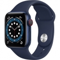  Apple Watch Series 6 GPS + LTE 40mm Blue Aluminum Case with Deep Navy Sport B. (M02R3)