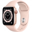  Apple Watch Series 6 GPS + LTE 40mm Gold Aluminum Case with Pink Sand Sport B. (M02P3)