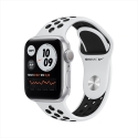  Apple Watch Nike 6 GPS + LTE 40mm Silver Alum Case w. Pure Platinum/Black Sport B. (M06J3)