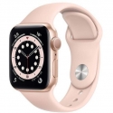  Apple Watch Series 6 GPS + LTE 44mm Gold Aluminum Case with Pink Sand Sport Band (M07G3)