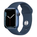  Apple Watch Series 7 GPS 41mm Blue Aluminum Case With Blue Sport Band (MKN13)