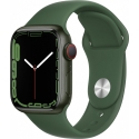  Apple Watch Series 7 GPS + LTE 41mm Green Aluminum Case with Clover Sport Band (MKH93)