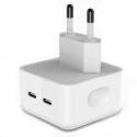 .   Apple Dual USB-C 35W Power Adapter (Europe) Copy White (MHJE3ZM/A)