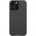 Acc. -  iPhone 14 Pro Pitaka MagEZ 3 Twill 600D Black-Grey (/) ()
