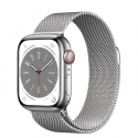  Apple Watch Series 8 GPS + LTE 41mm Silver St.Steel Milanese Loop Silver (MNJ73, MNJ83)