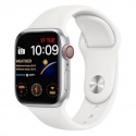  Apple Watch SE 2 GPS+LTE 44mm Silver Al. White Sport Band S/M (MNU13)