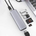 . - WIWU Alpha 7 in 1 USB-C (Gray) (0.1m) (A731HC)