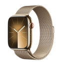  Apple Watch Series 9 GPS+LTE 45mm Gold St.Steel Milanese Loop Gold (MRMU3)