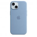 Acc.   iPhone 15 Apple Silicone Case MagSafe Winter Blue () ()