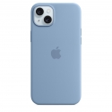 Acc.   iPhone 15 Plus Apple Silicone Case MagSafe Winter Blue () ()
