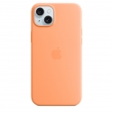 Acc.   iPhone 15 Plus Apple Silicone Case MagSafe Orange Sorbet () ()