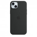 Acc.   iPhone 15 Plus Apple Silicone Case MagSafe Black () ()