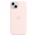 Acc.   iPhone 15 Plus Apple Silicone Case MagSafe Light Pink () ()