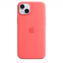 Acc.   iPhone 15 Plus Apple Silicone Case MagSafe Guava () (-)
