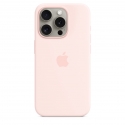 Acc.   iPhone 15 Pro Apple Silicone Case MagSafe Light Pink () ()