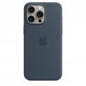Acc.   iPhone 15 Pro Max Apple Silicone Case MagSafe Storm Blue () ()