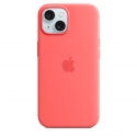 Acc.   iPhone 15 Apple Silicone Case MagSafe Guava () (-)