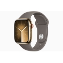  Apple Watch Series 9 GPS+LTE 41mm Gold St.Steel Clay Sport Band S/M (MRJ53)